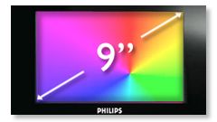 Pantalla LCD TFT en color de 9 pulgadas