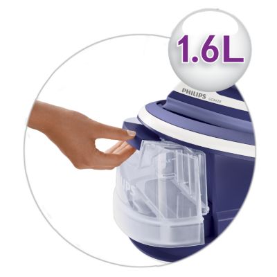 Odłączany zbiornik na wodę o pojemności 1,6 l