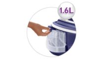 Abnehmbarer 1,6 l Wasserbehälter