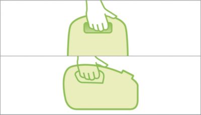 Komfortable bærehåndtak