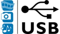 USB para uma fantástica reprodução multimídia