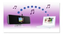 Trådlös musikuppspelning från PC/Mac