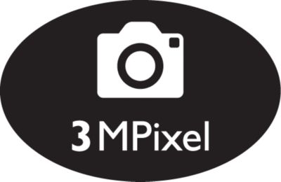 3 Megapiksel otomatik odaklı kamera