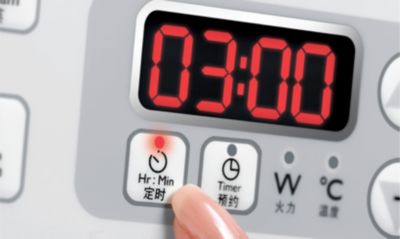 5 至 180 分鐘的烹調時間