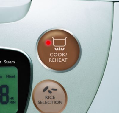 Reheat function for fresh rice
