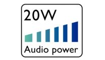 20W audio power for powerful sound performance