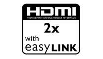 2 ingressi HDMI con EasyLink per una connettività HD completa 2 ingressi HDMI con EasyLink per una connettività HD completa