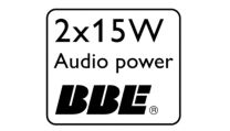 2 x 15 W RMS avec BBE pour un son clair et net