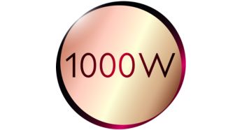 1000W for beautiful results