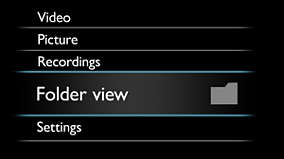 Folder view
