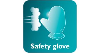 Glove for extra protection during steaming