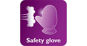 Glove for extra protection during steaming