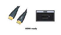 HDMI-ready for top quality, multimedia experience