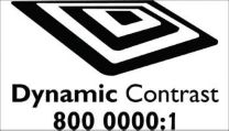 Contraste dinâmico de 80000:1 para detalhes ricos e pretos incríveis