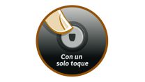 Sensacional café recién hecho con sólo pulsar un botón.