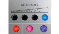 4 级空气质量指示可清晰地显示空气质量级别