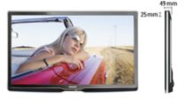 Zeer slanke TV die perfect in uw woonkamer past