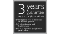 3-year guarantee upon registration