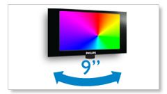 30 cm/9 collu grozāms krāsu LCD panelis