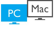 I work with MAC and PC