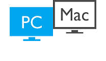 可与 MAC 和 PC 配合使用 可与 MAC 和 PC 配合使用
