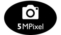 Фотокамера 5 мегапикселей с автофокусировкой и вспышкой