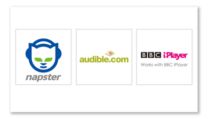More content choice, with Napster, Audible and BBC iPlayer