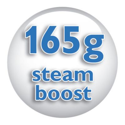 165 g/dk'ya kadar buhar püskürtme