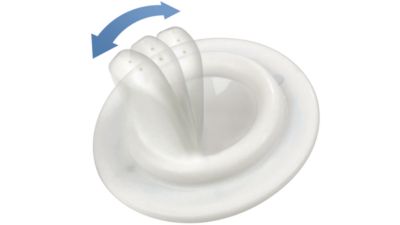 Soft non-spill drinking spout