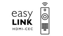 Verwenden der Fernbedienung und der Bildschirmmenüs über Easylink*