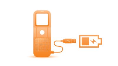 USB battery recharge
