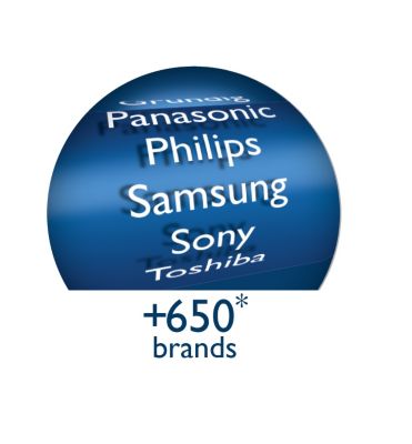 Works with over 650 devices