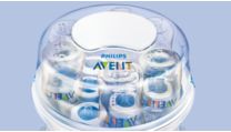 Вмещает до 6 бутылочек Philips AVENT