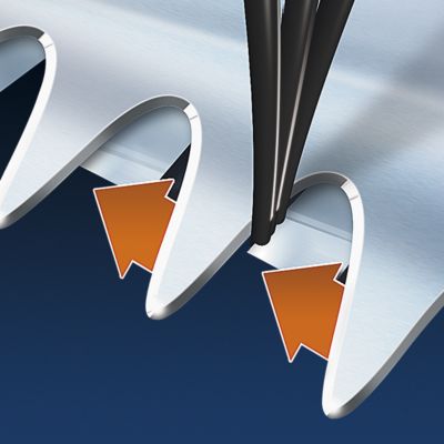 Self-sharpening stainless stee