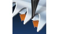Self-sharpening stainless steel blades for precise results