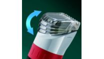 Contour following comb for speed and comfort