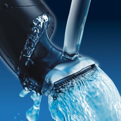 Cleans under the tap