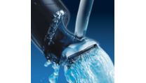Cleans under the tap for fast and easy cleaning