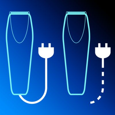 Corded and cordless use