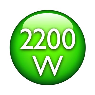 Profesionalna moč 2200 W
