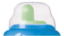 Snap-top lid keeps spout clean