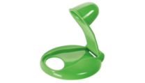 Flip-top lid for hygienic leak-proof transport
