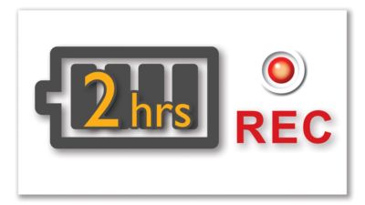 2-hour video recording time
