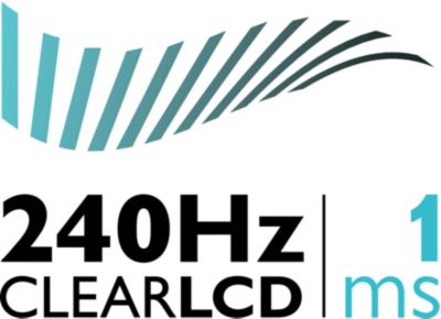 Clear LCD de 240 Hz (1 ms)