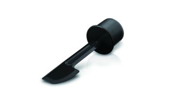 Spatula for safely stirring and blending