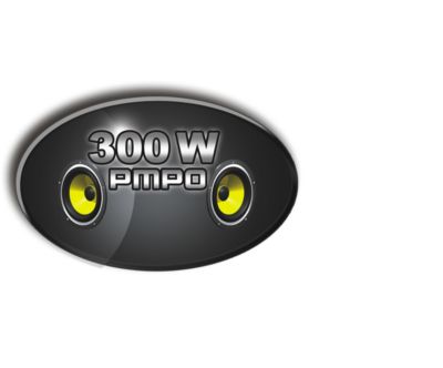 300W PMPO Sound Output