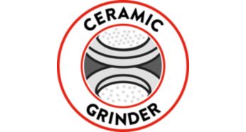 Durable ceramic grinder for pure coffee aroma