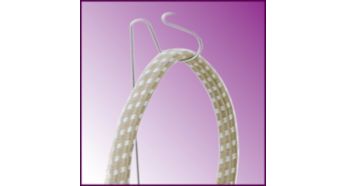 Keep the cord out of the way: special cord holder