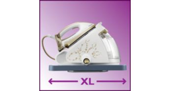 Идеально сочетается с парогенераторами: большая подставка