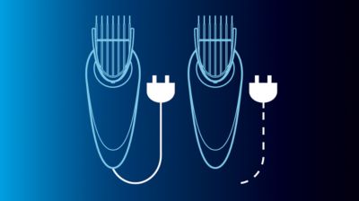 Corded and cordless use